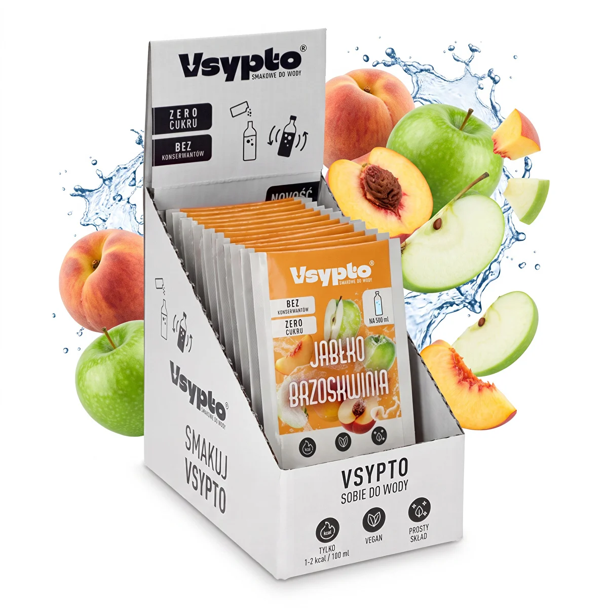 Vsypto Apple Peach - 15 x 3 g set