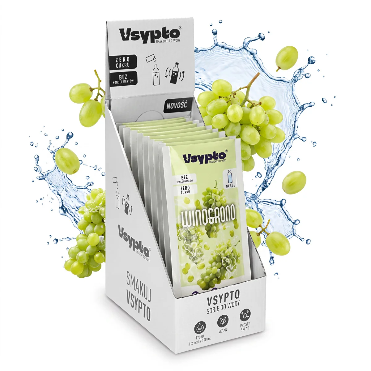 Vsypto Grape - Pack of 15 x 9 g