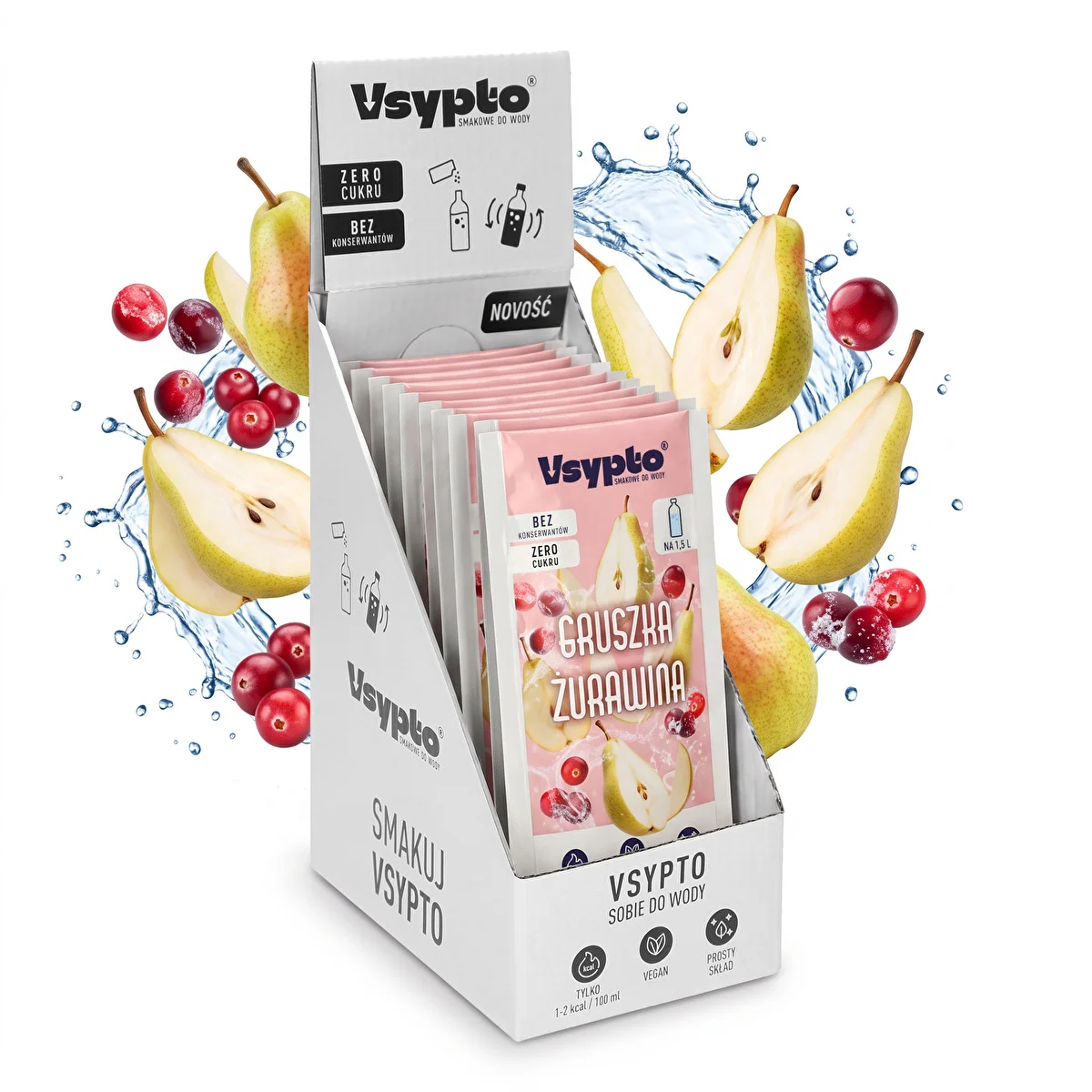 Vsypto Pear Cranberry - 15 x 9 g set