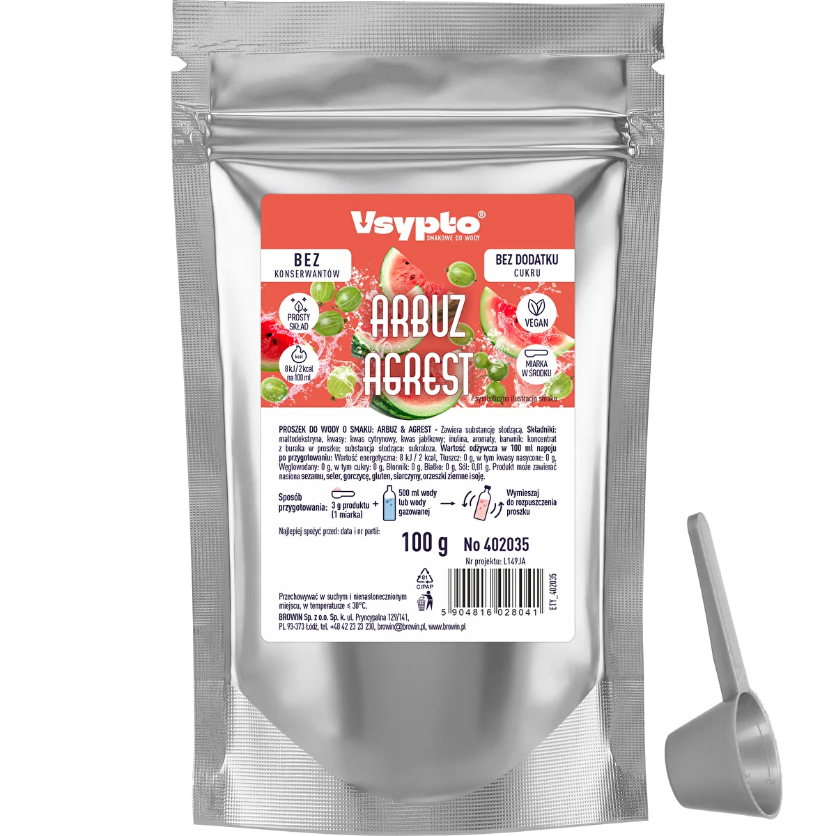 VSYPTO Watermelon - Gooseberry Flavor 100g