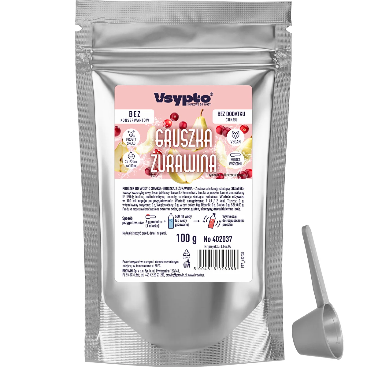 VSYPTO Pear & Cranberry Flavor 100 g