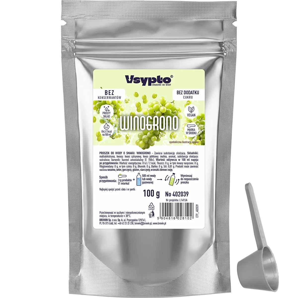 VSYPTO White Grape Flavor 100 g