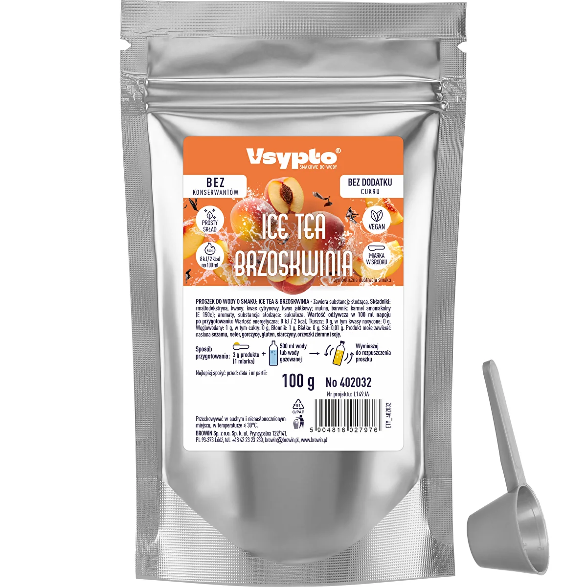 VSYPTO Peach Iced Tea Flavor 100 g