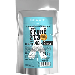 Turbo X-Pure yeast, 21.3%, 10 x 25 L, 1.35 kg