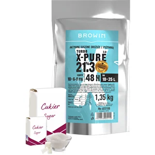 Turbo X-Pure yeast, 21.3%, 10 x 25 L, 1.35 kg – photo 3