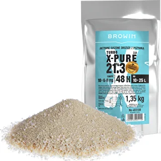 Turbo X-Pure yeast, 21.3%, 10 x 25 L, 1.35 kg – photo 2