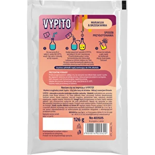 VYPITO 12%, sachet for 18 drinks – Passion Fruit-Peach, 126g – photo 4