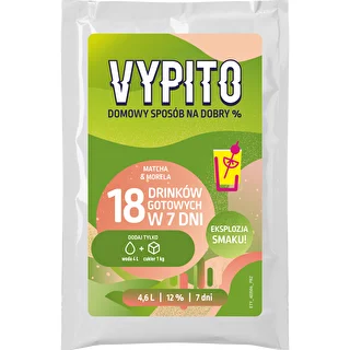 VYPITO 12%, sachet for 18 drinks - Matcha-Apricot, 126 g