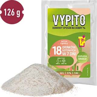VYPITO 12%, sachet for 18 drinks - Matcha-Apricot, 126 g – photo 3