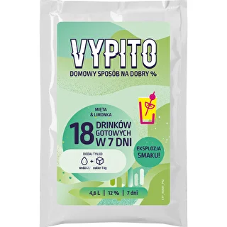 VYPITO 12%, sachet for 18 drinks – Mint-Lime, 126g
