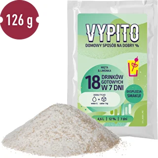 VYPITO 12%, sachet for 18 drinks – Mint-Lime, 126g – photo 3