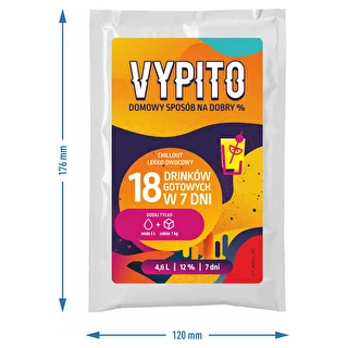 VYPITO 12%, sachet for 18 drinks - Chillout Lightly Fruity, 126 g – photo 4