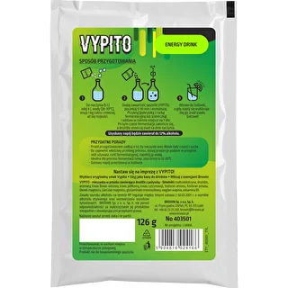 VYPITO 12%, sachet for 18 drinks - Energy Drink, 126 g – photo 2