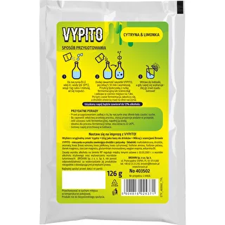 VYPITO 12%, sachet for 18 drinks - Lemon & Lime, 126 g – photo 2