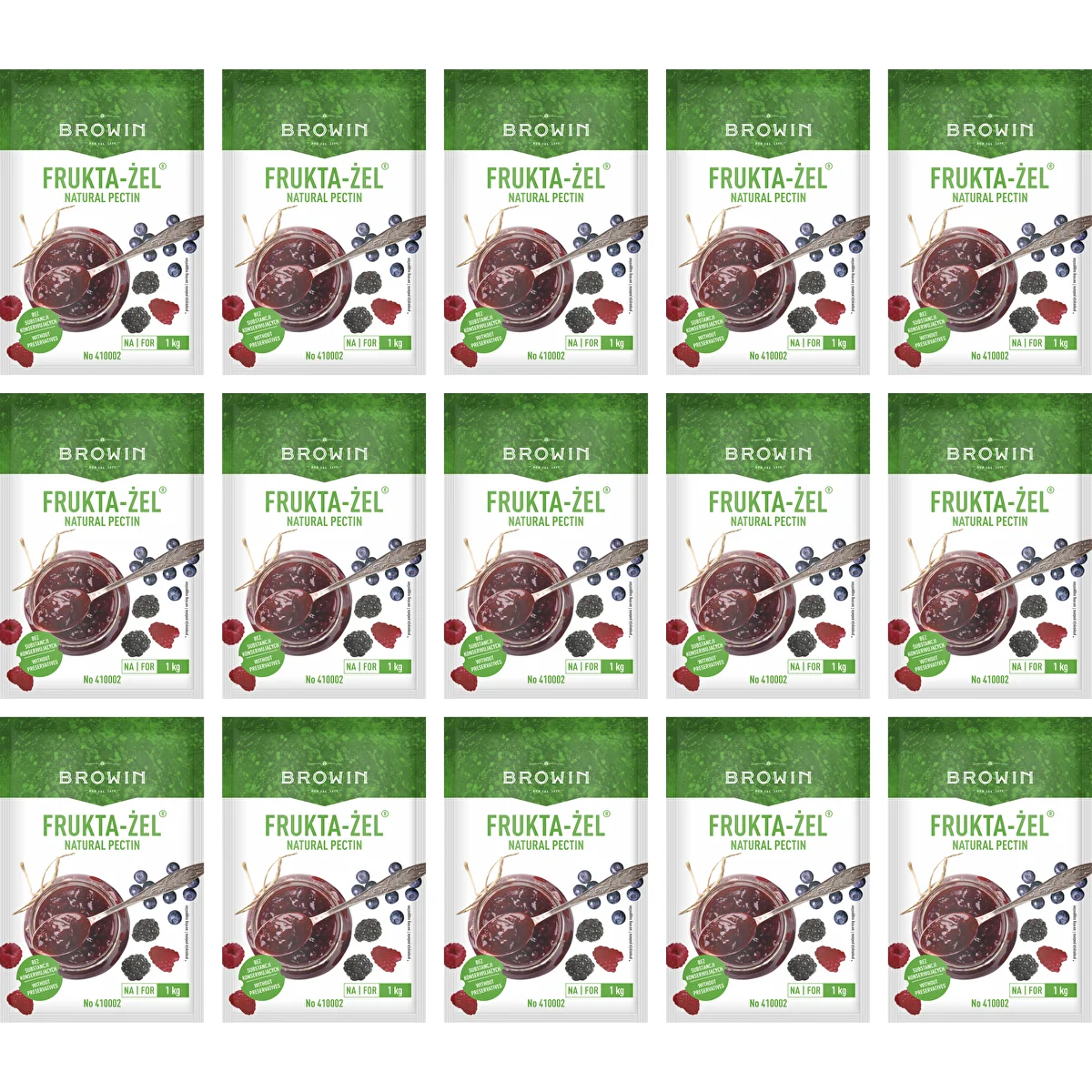 Frukta-Żel - Pectin for Jams and Preserves, 15 pcs.