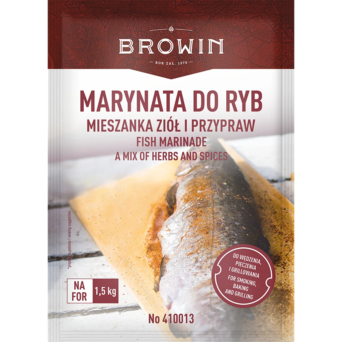 Marinade for fish. Mix of herbs and spices, 120 g