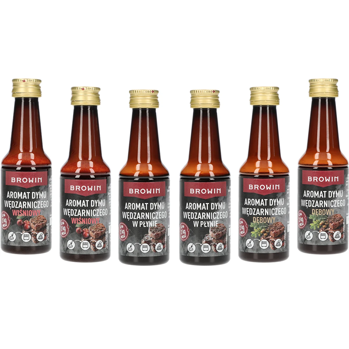 Liquid Smoke Flavor Set, 6 x 40 ml