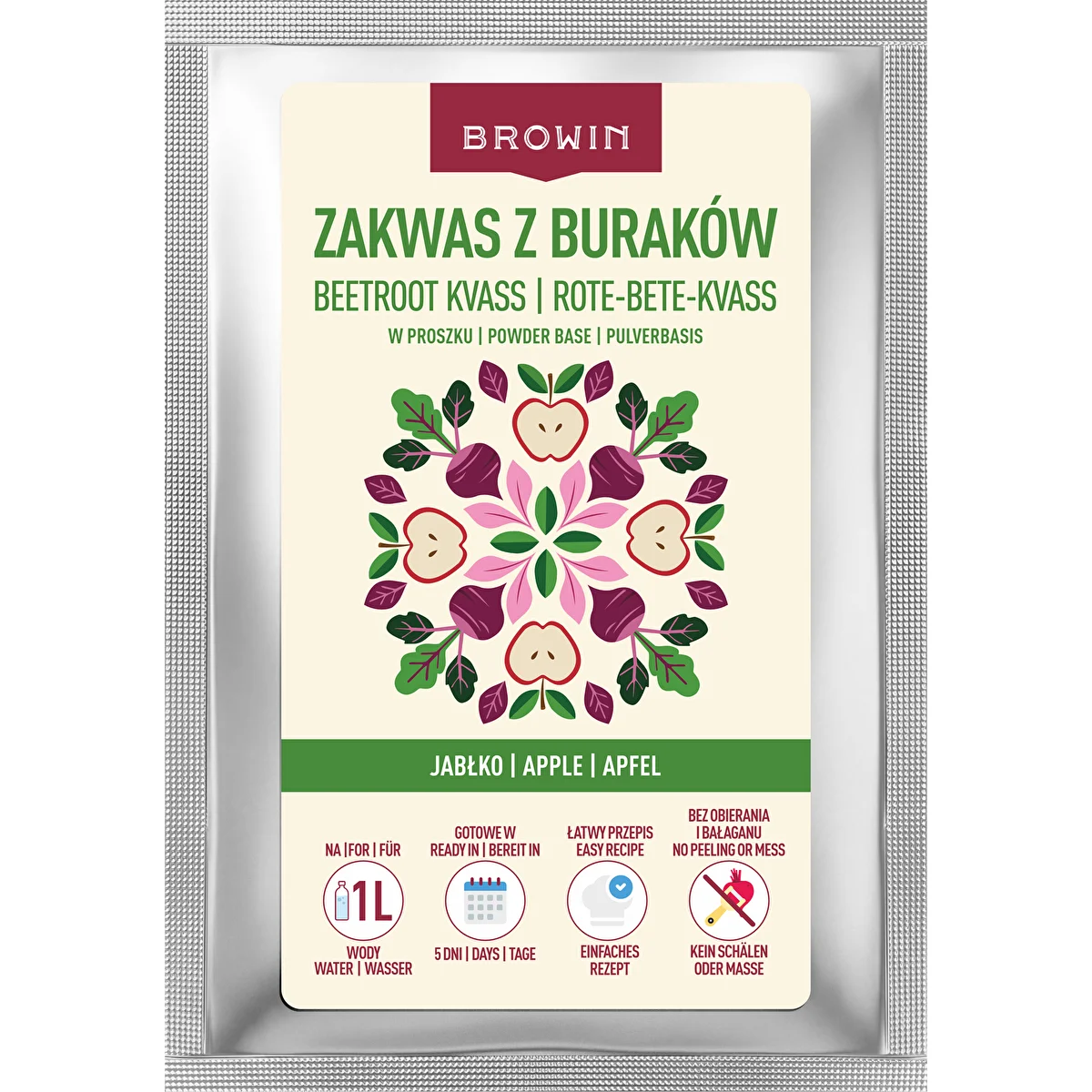 Powdered Beet Kvass with Apple, 36 g