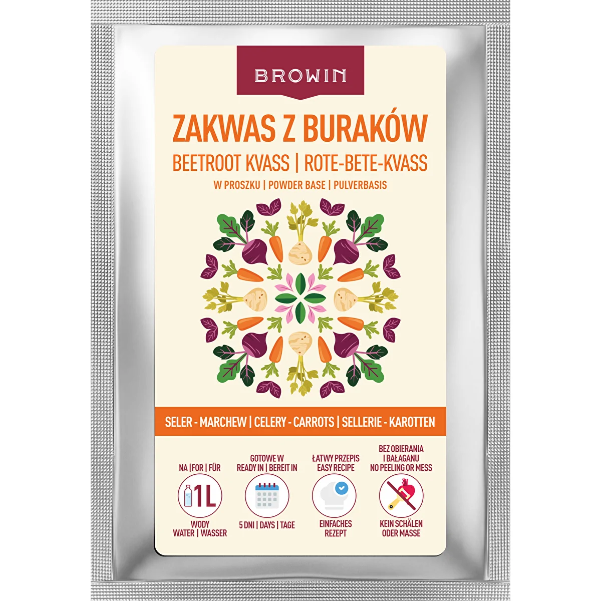 Powdered Beetroot Fermentation Starter with Celery and Carrot, 36 g
