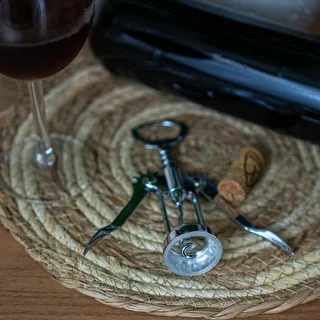 Winged Corkscrew , silver colour – photo 5