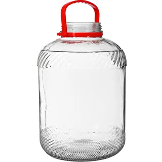15l glass jar with plastic cap
