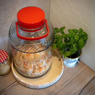 10l glass jar with plastic cap – photo 8