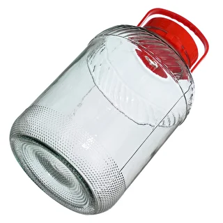10l glass jar with plastic cap – photo 2
