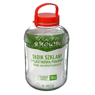 10l glass jar with plastic cap – photo 4