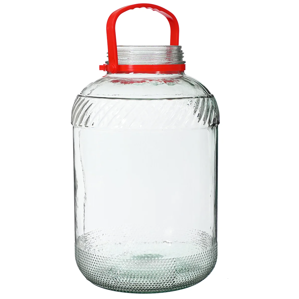 10l glass jar with plastic cap