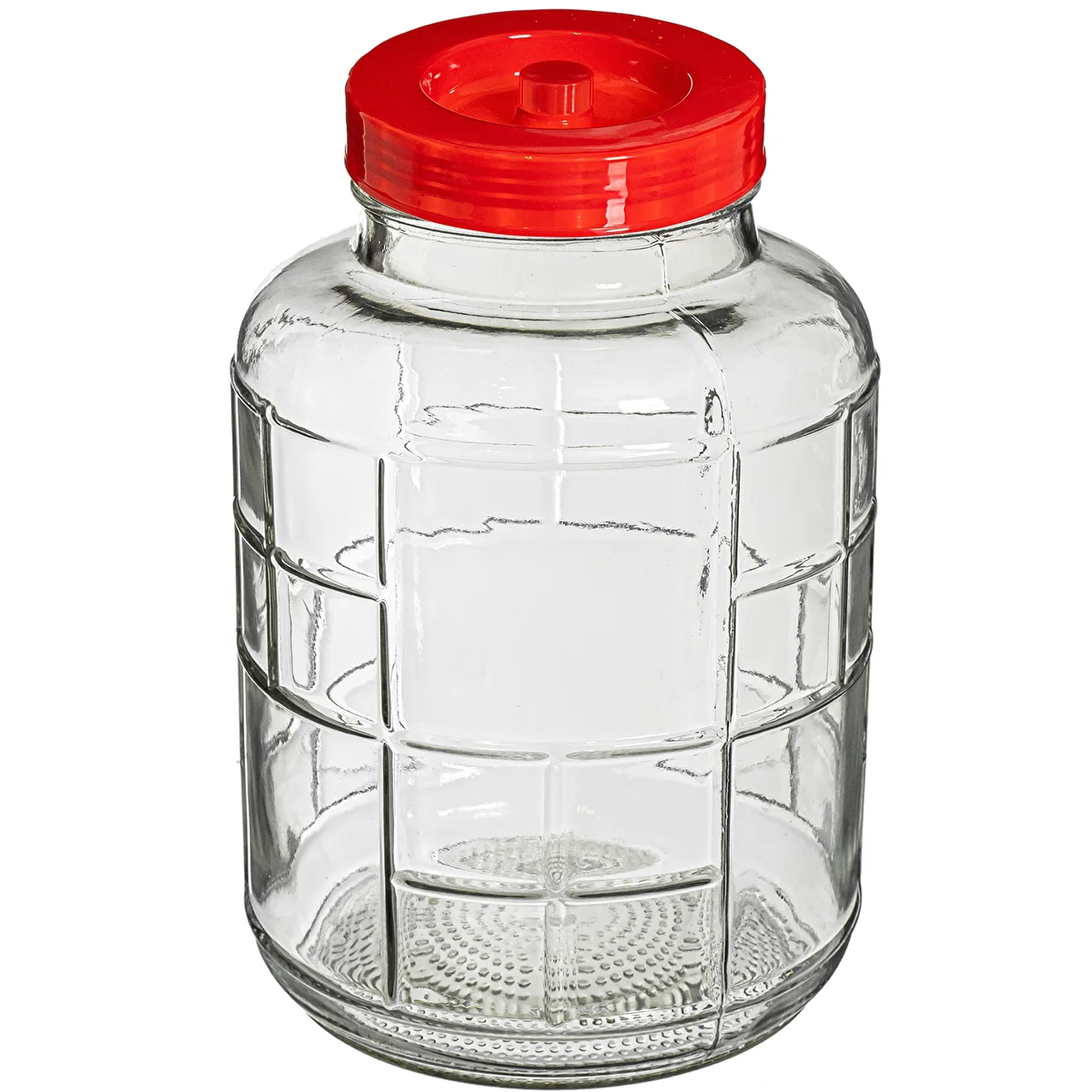 15l glass carboy with nylon straps and plastic cap for wine making, preserving