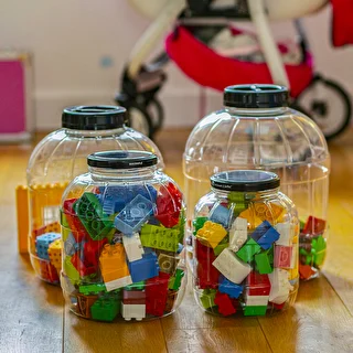 A multifunctional 8 L jar with a black twist-off lid – photo 11