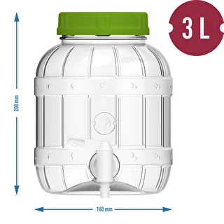 Multi-functional 3 L jar with tap – photo 6