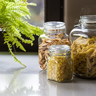 750 ml Comfort square swing top glass jar – photo 5