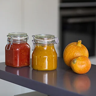 750 ml Comfort square swing top glass jar – photo 6