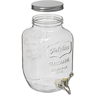 Glass Beverage Dispenser with Tap - 4 L – photo 2