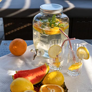 Glass Beverage Dispenser with Tap - 4 L – photo 6
