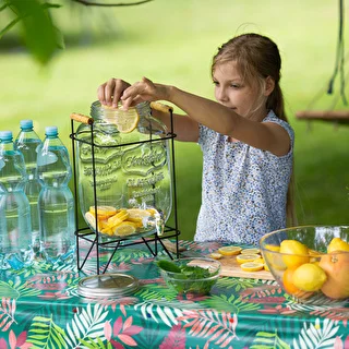 Lemonade Jar 8 L - with a tap, on a metal stand with handles – photo 7