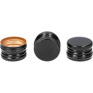 Bottle caps Ø 28/18 mm - black, 8 pcs. – photo 2