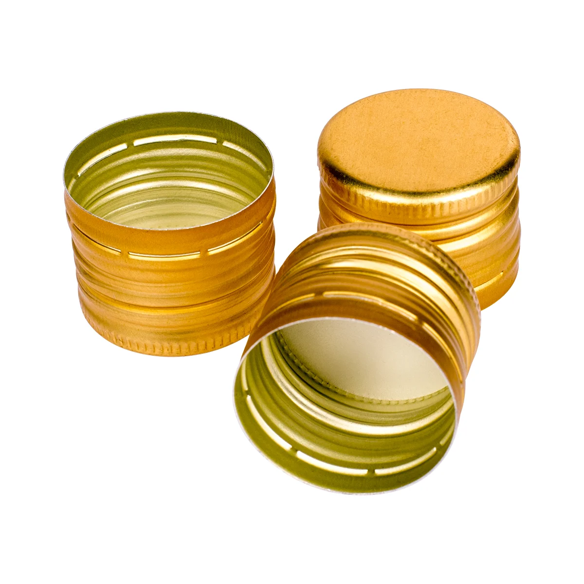 Screw cap Ø31,5/24 6pcs. , golden
