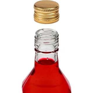 Screw cap for bottles, Ø28/18 - golden - 8 pcs – photo 5
