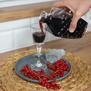 750ml decanter with decorative stars – photo 5