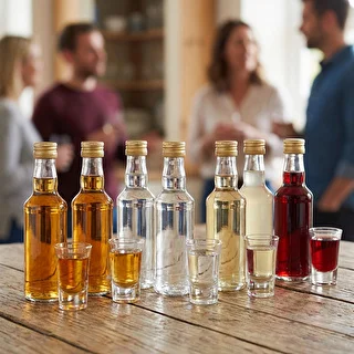 200 ml classic spirits bottle with gold 28 mm screw cap, 1 pc. – photo 6