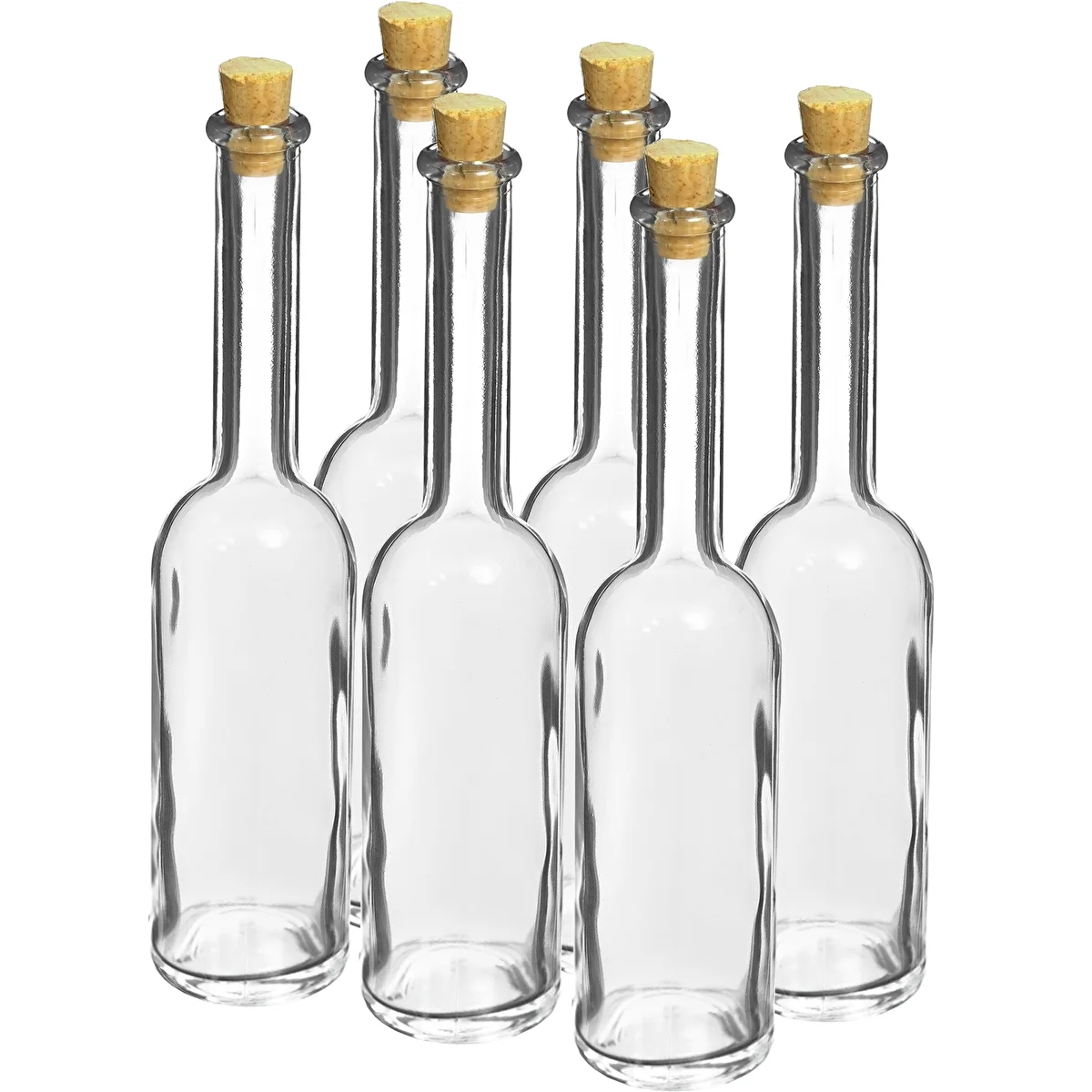 100 ml glass bottle with cork top KK14/10 , 6pcs.