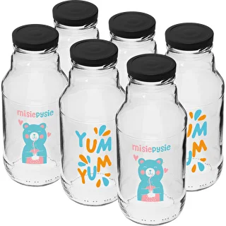 330 ml twist-off bottle with Ø43 cap and colour print - 6 pcs – photo 2