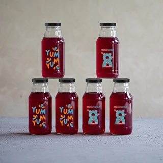 330 ml twist-off bottle with Ø43 cap and colour print - 6 pcs – photo 8