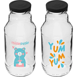 330 ml twist-off bottle with Ø43 cap and colour print - 6 pcs – photo 3