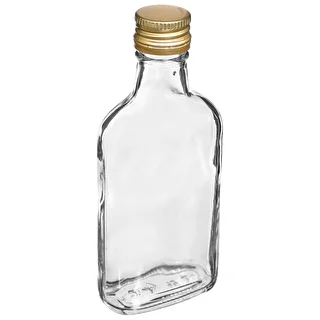 200 ml Hip flask glass bottle with screw cap , 10pcs. – photo 4