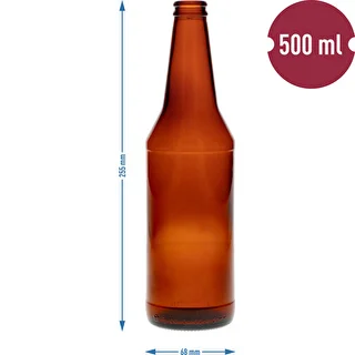 0.5 L beer bottle - 8 pcs shrink-wrapped pack – photo 4
