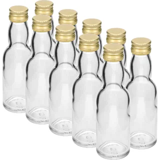 "Maluch" Bottle with Gold Screw Cap, 40 ml, Pack of 10