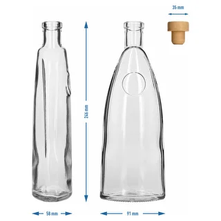 “Staromiejska” Bottle with T-top Cork, 500 ml, 1 pc. – photo 6
